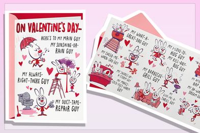9PR: Hallmark Rabbit On Valentine's Day Card 
