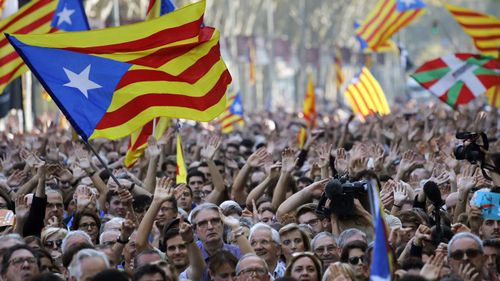 The Catalan parliament's subsequent declaration of independence received no international recognition and provoked a takeover of the regional government by Spanish authorities. (PA/AAP)