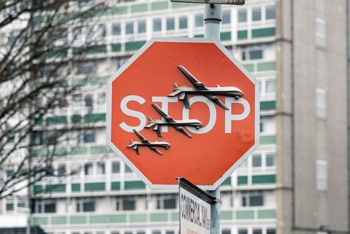 Banksy art removal London stop sign