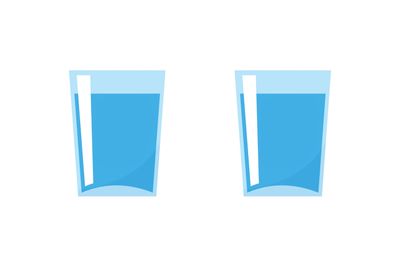 Water: 2-2.5 litres,
or 8-10 cups a day