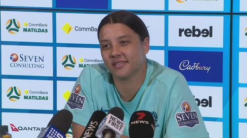Sam Kerr credits fans as Olympic qualifier tipped to break records for women's sport