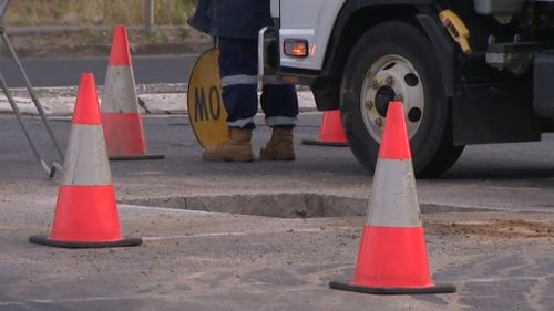 A driver has blown nearly six times the legal limit after allegedly speeding through roadworks in Adelaide.