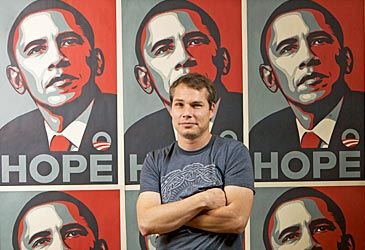 When did Shepard Fairey create the Barack Obama Hope poster?