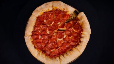 Domino's pepperoni pizza