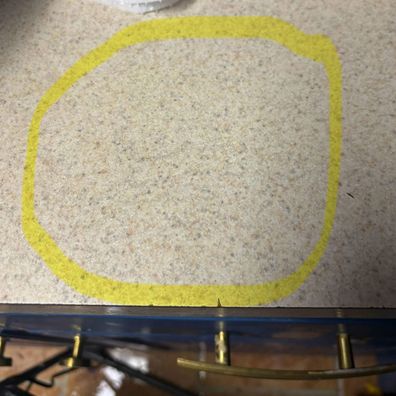A Redditor's after photo of a bench that was previously stained with permanent marker