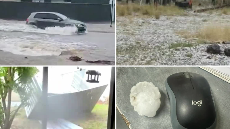 Heavy rain, hail pelt Queensland as severe weather continues | Nine.com.au
