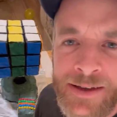 Hamish Blake Rubik's Cube cake LEGO Masters 2023