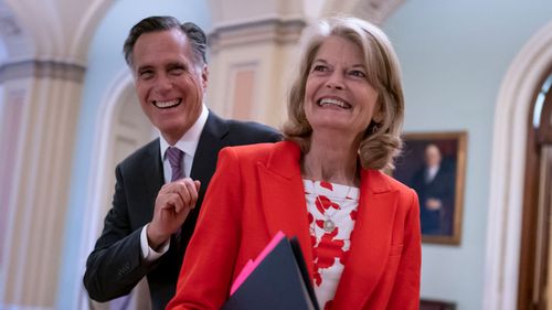 Mitt Romney and Lisa Murkowski were two of the three Republicans to vote in favour of Ketanji Brown Jackson.