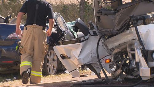 A Queensland Ambulance Officer said it was remarkable no one died in the head-on crash.