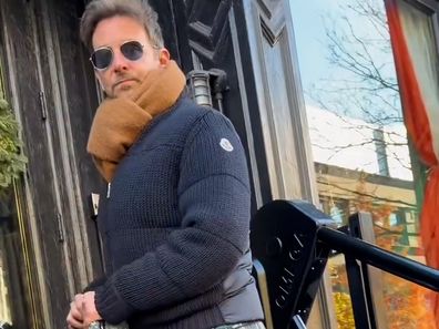 Gigi Hadid and Bradley Cooper speak to Confidence Heist on the streets of New York