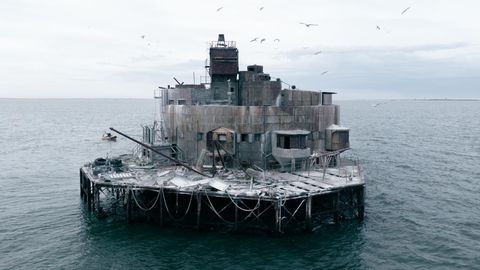 Bull Sand Fort WWII sea fort for sale £50000