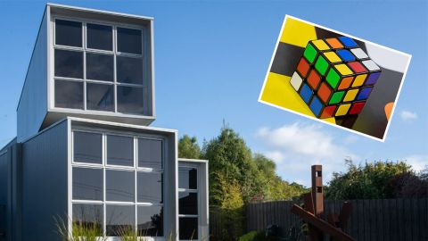 rubik's cube home for sale architecture unsual tasmania domain
