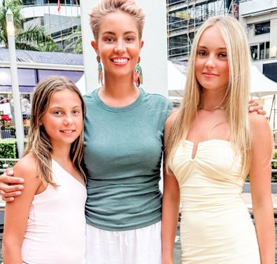 Lynette Bolton with her daughters Piper and Siarra.