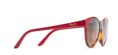 <a href="https://au.mauijim.com/en/shop/sunglasses/cat-eye/sunshine" target="_blank">Maui Jim Cat Eye Sunshine Sunglasses in Tortoise with Red, $389. </a>