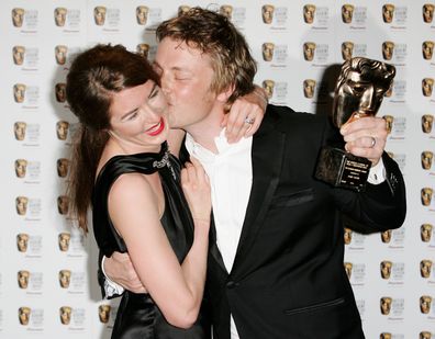 Jamie Oliver and his wife Jools (Juliette Norton) 