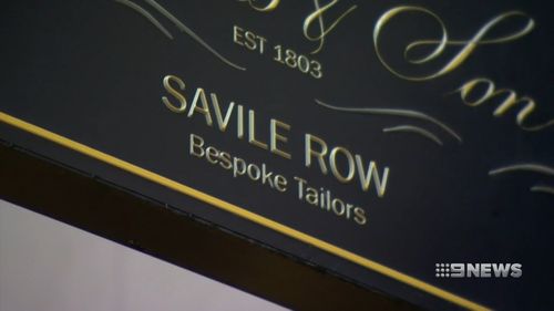 Savile Row is steeped in history. (9NEWS)