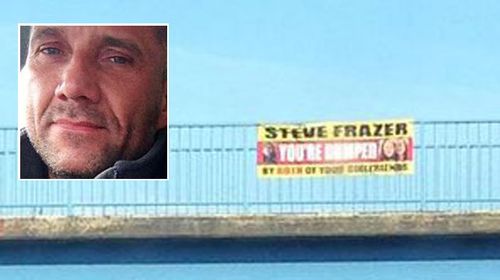 Love rat shamed on motorway billboard