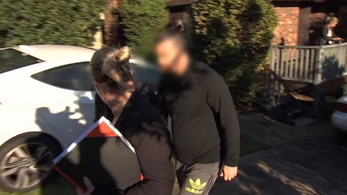 The man, who police say is not a qualified medical practitioner, was taken to Gosford Police station and charged, while an Erina piercing studio was also searched. Picture: Supplied.