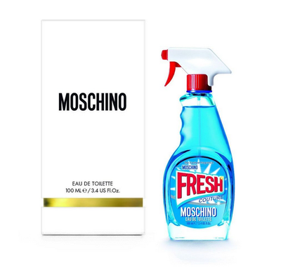 <a href="http://www.myer.com.au/shop/mystore/womens-fragrances/-459985330--1" target="_blank">Moschino Fresh Couture EDT (100ml), $125.</a>