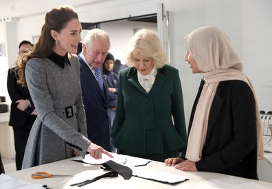 Prince Charles, Prince of Wales, Camilla, Duchess of Cornwall and Kate Middleton, Duchess of Cambridge