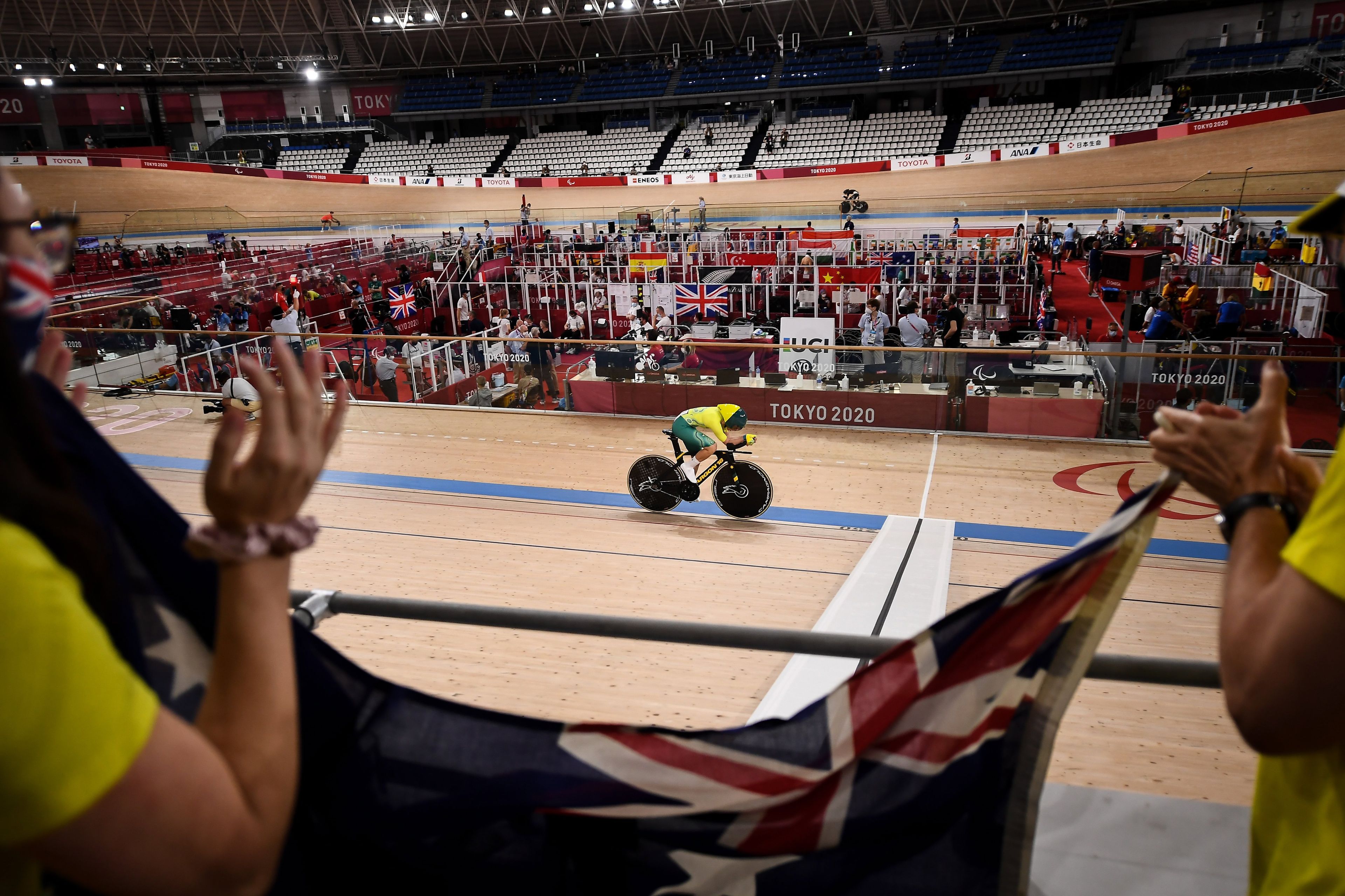 Cyclist Paige Greco claims Australia's first gold medal at Tokyo Paralympics, sets new world record