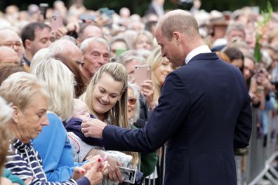 Prince William, Prince of Wales speaks to members of the public at Sandringham on September 15, 2022 in King's Lynn, England. 