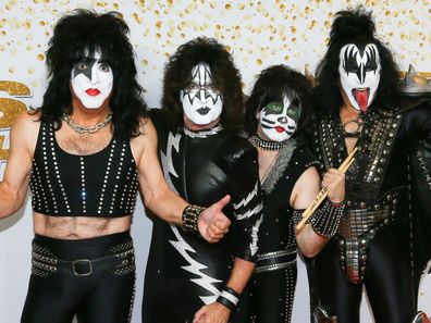  Paul Stanley, Tommy Thayer, Eric Singer and Gene Simmons