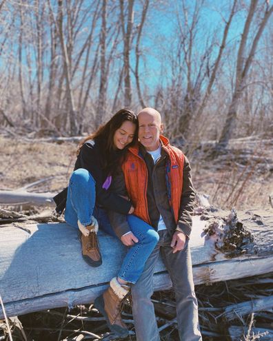 Bruce Willis with wife Emma Heming.