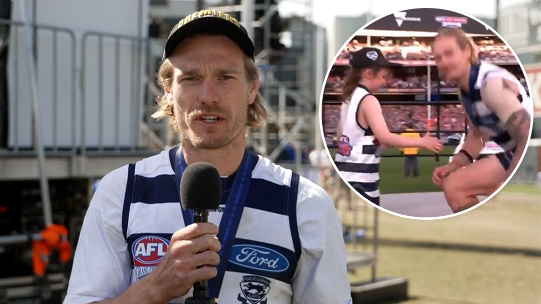 Tom Stewart is looking for the young girl who presented him with his premiership medal after Saturday&#x27;s grand final win.