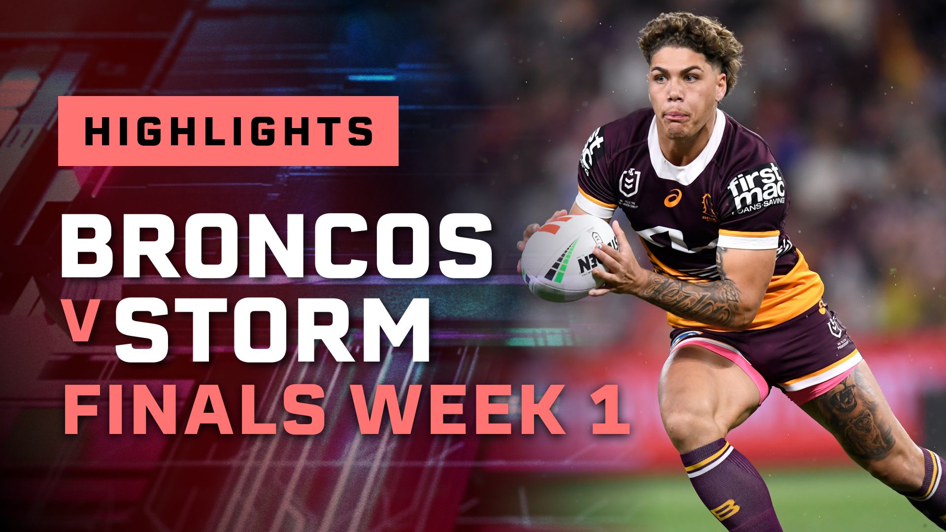 Brisbane Broncos v Melbourne Storm, NRL Round 27