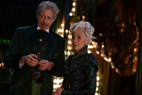 Jeff Goldblum and Michelle Yeoh in Wicked