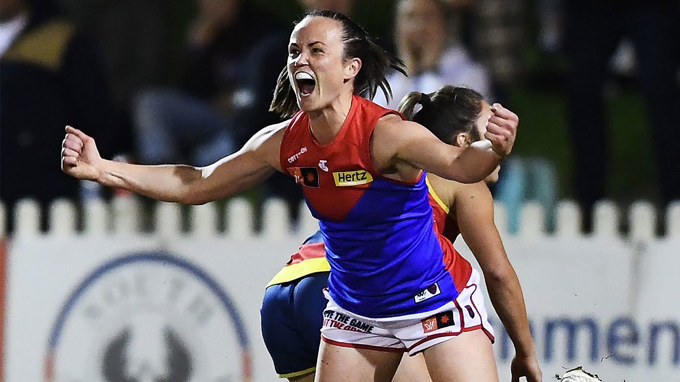 AFLW star Daisy Pearce in action