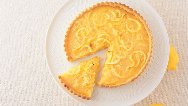 Lemon custard tart