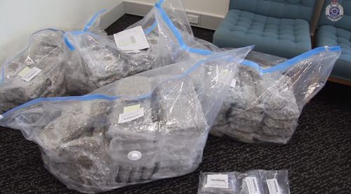 Some of the drugs seized. (Queensland Police Service)
