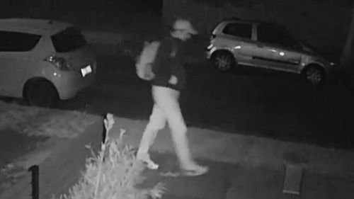 The thief remains on the run. Picture: 9NEWS