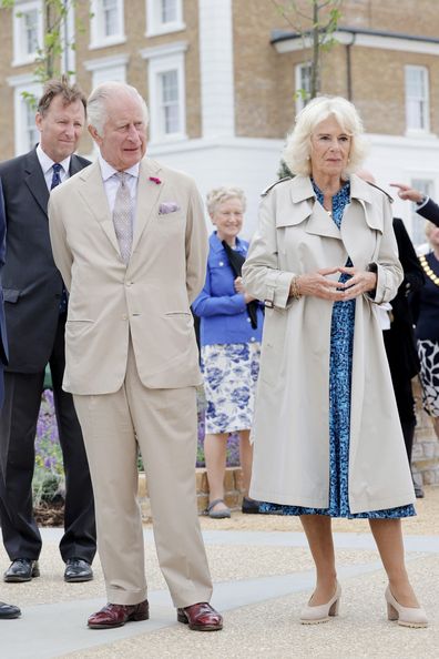 King Charles and Queen Camilla visit Poundbury, in Dorchester, Britain June 27, 2023 
