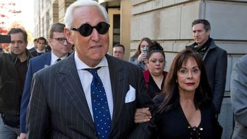 Roger Stone, a longtime showman, political strategist and friend of President Donald Trump&#x27;s, was sentenced Thursday to 40 months in prison