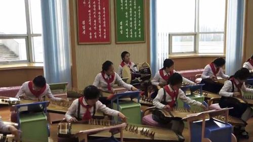 A screen shot from Jacob Laukaitis's film inside North Korea. (YouTube)