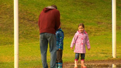 The experiment involved a former police officer approaching children in a park (9NEWS)