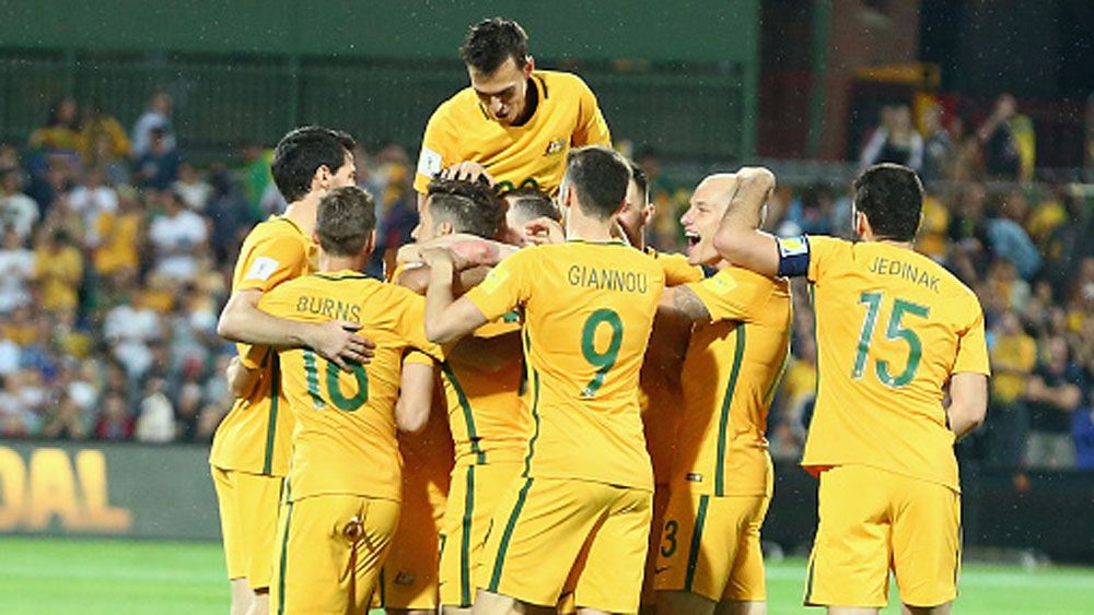 Socceroos trounce Tajikistan