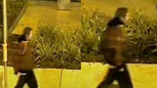 CCTV vision of the man they believe responsible for the attack. (Victoria Police)