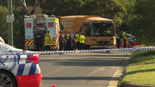 The driver of the garbage truck has been charged.