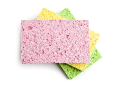 4. Using the dishwasher to clean sponges