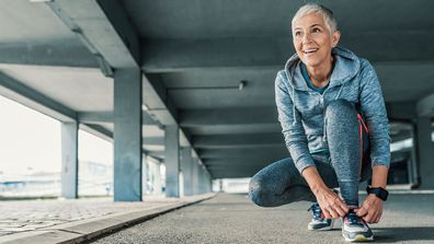 Woman exercising