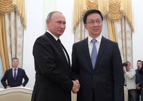 Russian President Vladimir Putin, meeting First Vice Premier of China Han Zheng in Moscow yesterday, warned Israel against conducting air strikes in Syria.
