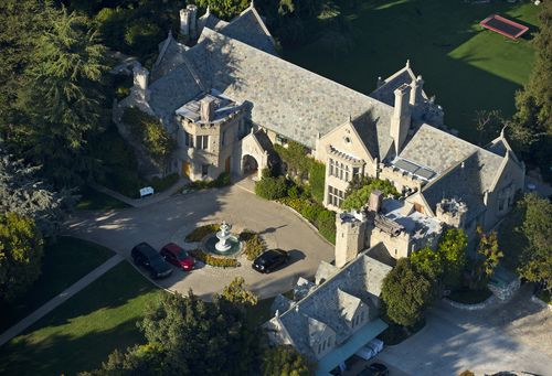 The search warrant was executed just a short distance from then infamous Playboy Mansion in a posh Los Angeles neighbourhood.