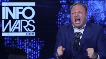 Alex Jones perpetuated the conspiracy that the Sandy Hook massacre was a hoax.