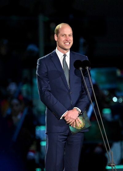 William takes to the stage at the coronation conceret