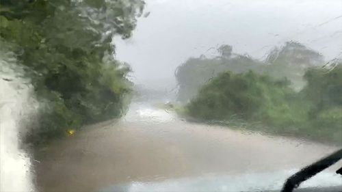 Flooding is already impacting roads in Sydney's Northern Beaches including the Wakehurst Parkway.