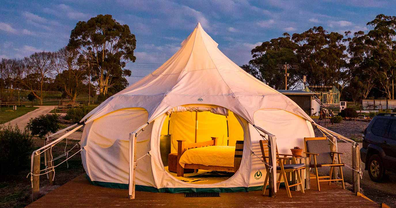 Bukirk Glamping tent, Clare Valley, SA